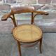 Viennese curved wood armchair Fischel circa 1920