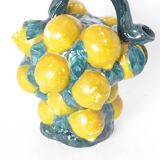 Pichet barbotine citron