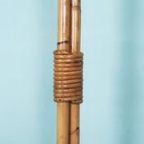 Rattan magazine lamp