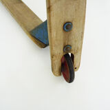 Trottinette vintage en bois des années 60