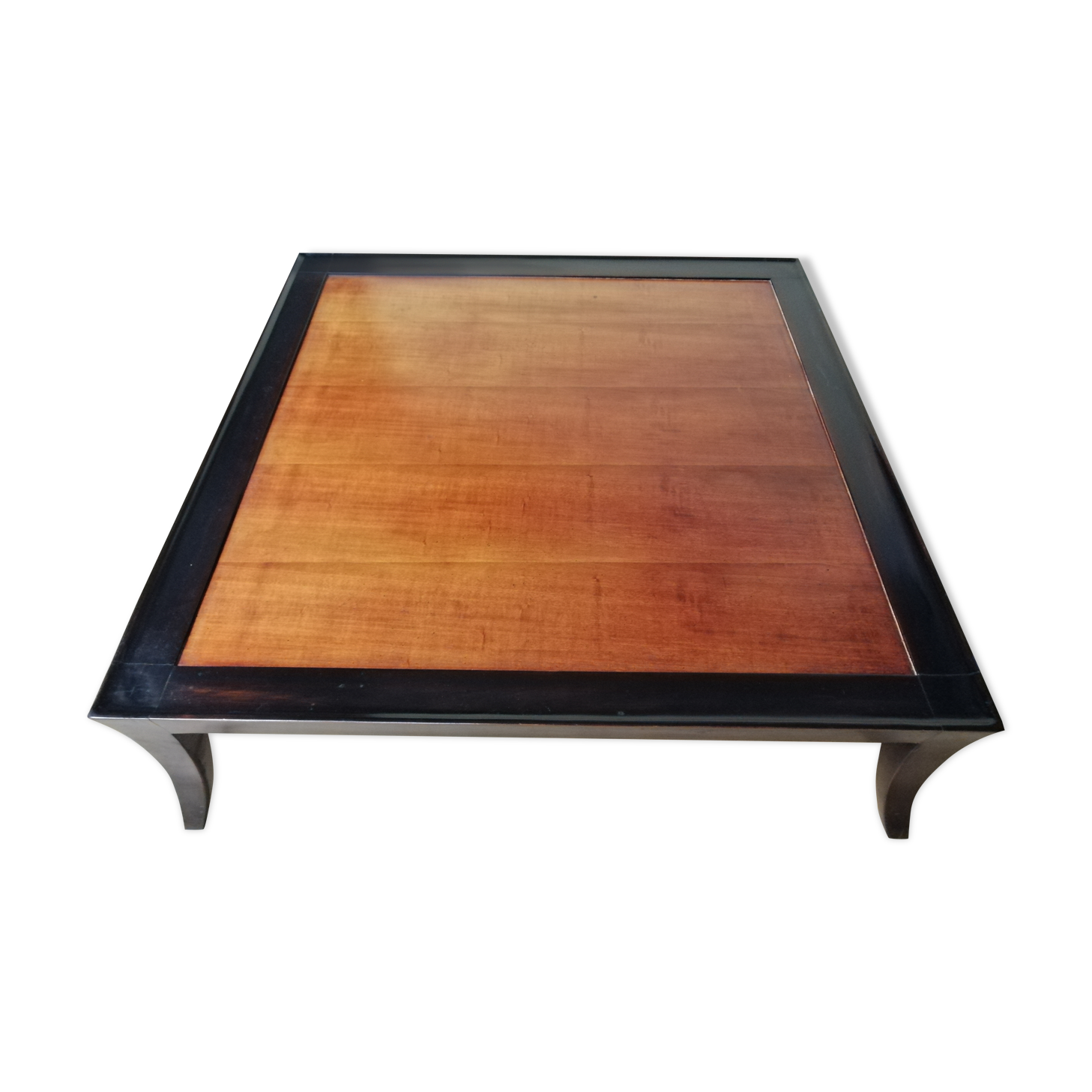 Square coffee table in cherry