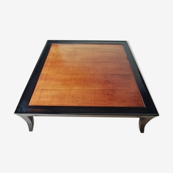 Square coffee table in cherry