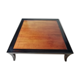Square coffee table in cherry