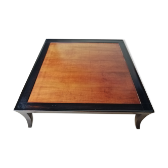 Square coffee table in cherry