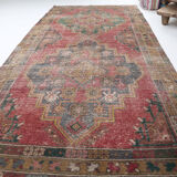 4x9 traditional hand-made vintage rug 284x134cm