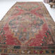4x9 traditional hand-made vintage rug 284x134cm