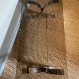 Chrome and smoked glass coffee table from the 70s