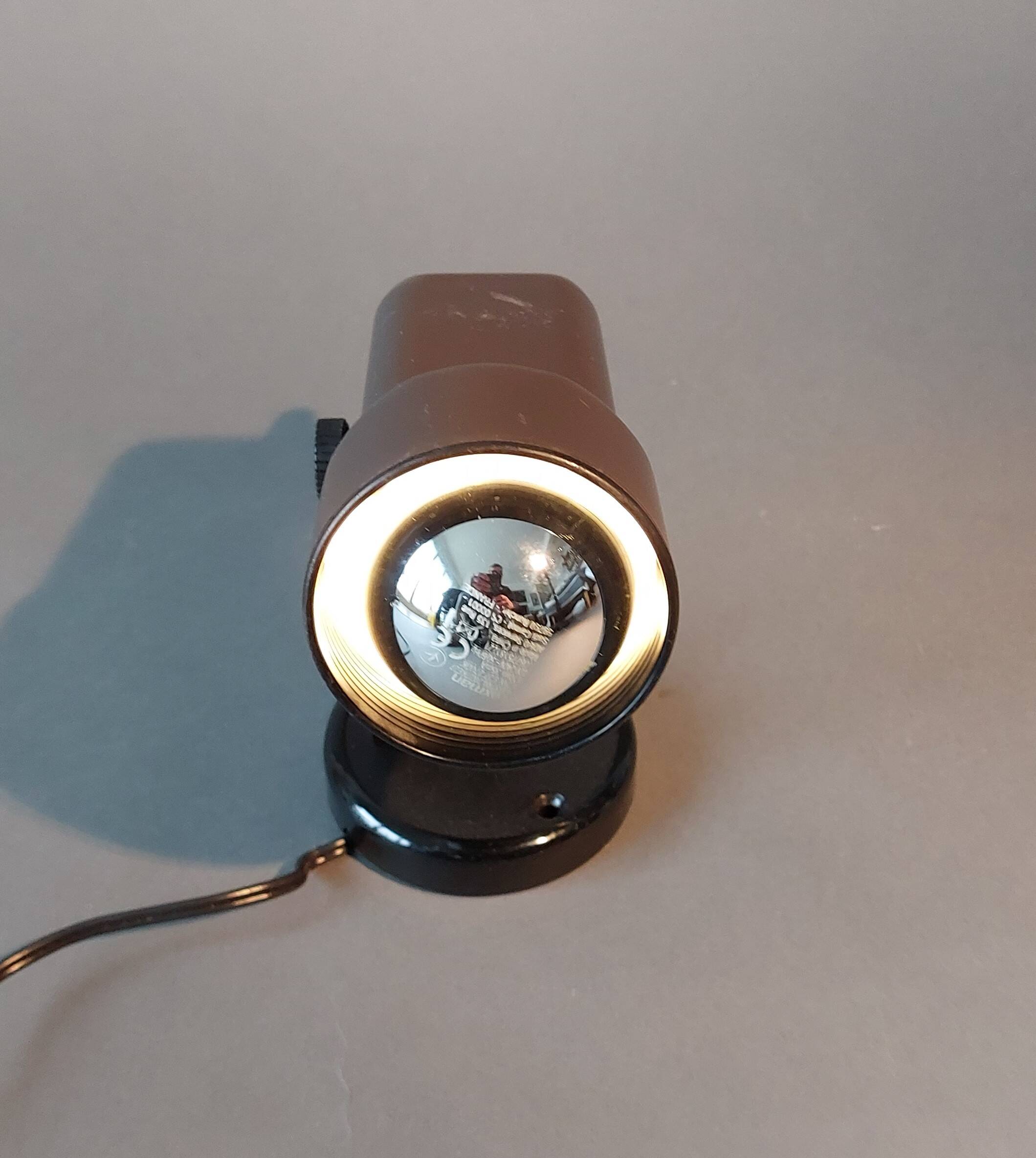 West Germany adjustable wall light in brown metal vintage 1960/1970.