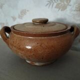 Old glazed stoneware pot