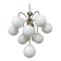 Lustre Sputnik Jaroslav Bejvl from Kamenický Šenov