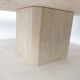 Italian travertine coffee table, 1980s