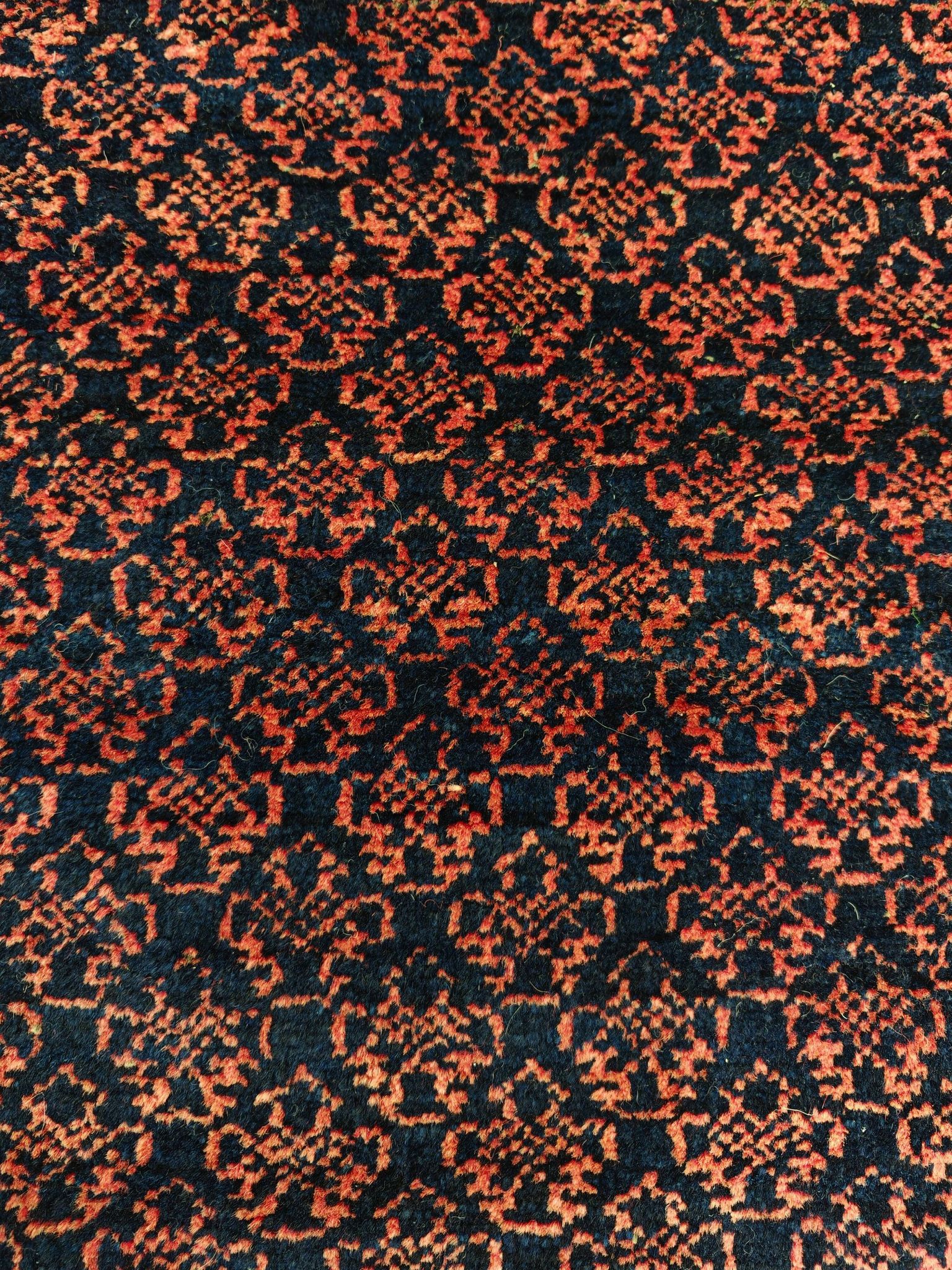 Vintage Persian Baluch prayer rug in wool from the 1950s.