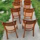 Set of 10 Thonet bistro chairs