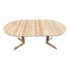 Table à manger ronde décapée extensible Rainer Daumiller Hirtshals Sawaerk