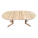 Table à manger ronde décapée extensible Rainer Daumiller Hirtshals Sawaerk
