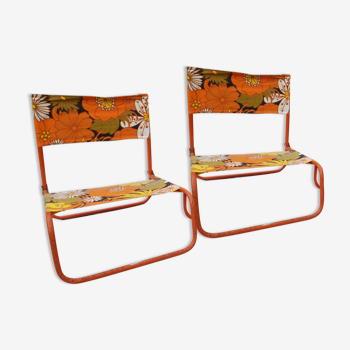 Pair of beach chairs
