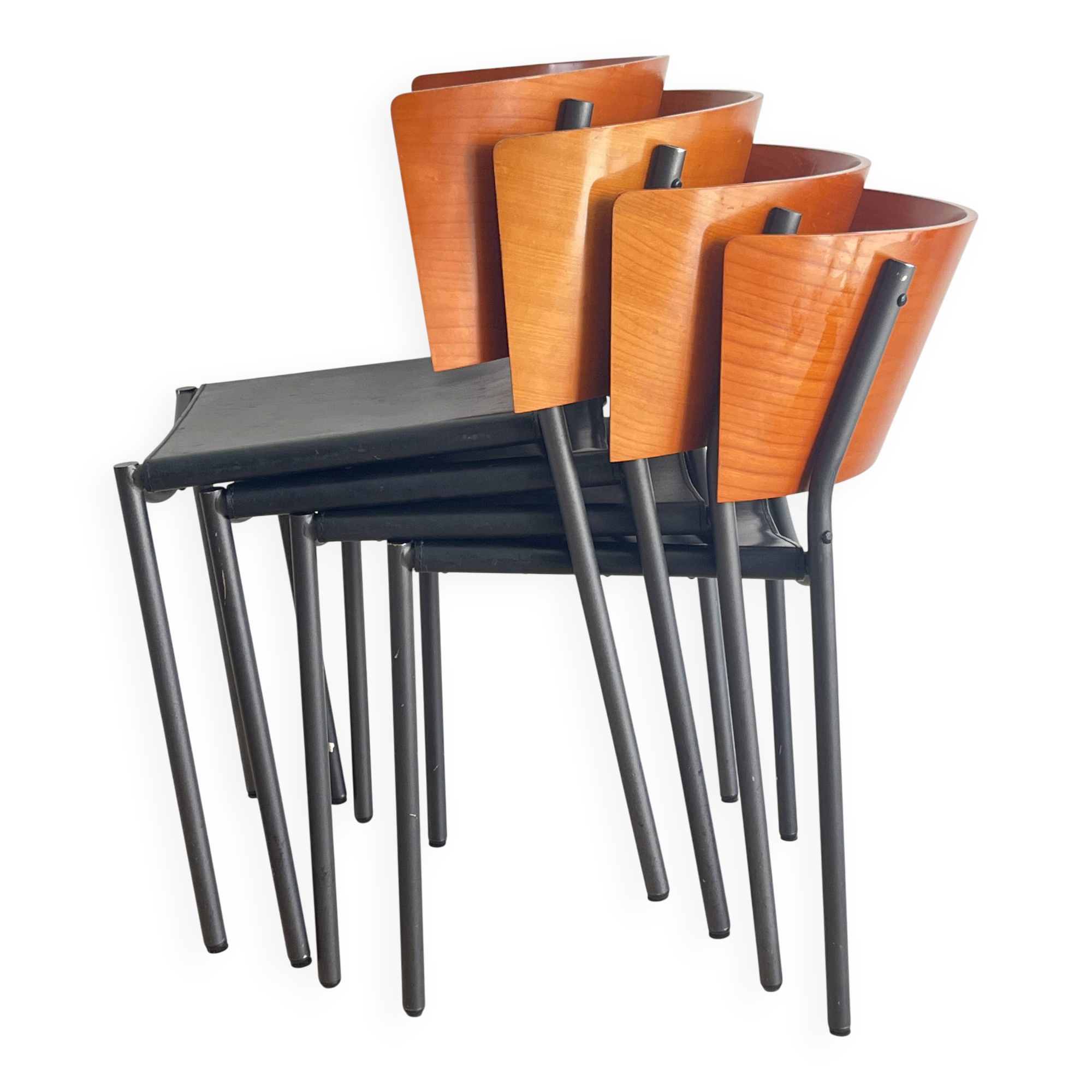 4 Lila chairs by Philippe Starck for XO
