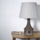 Danish mid-century ceramic table lamp