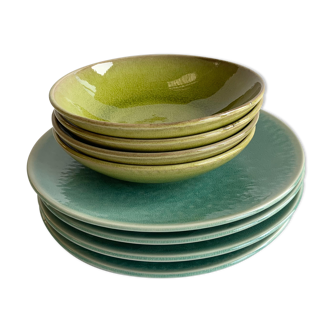 Jars Tourron Jade Plates - Tilleul