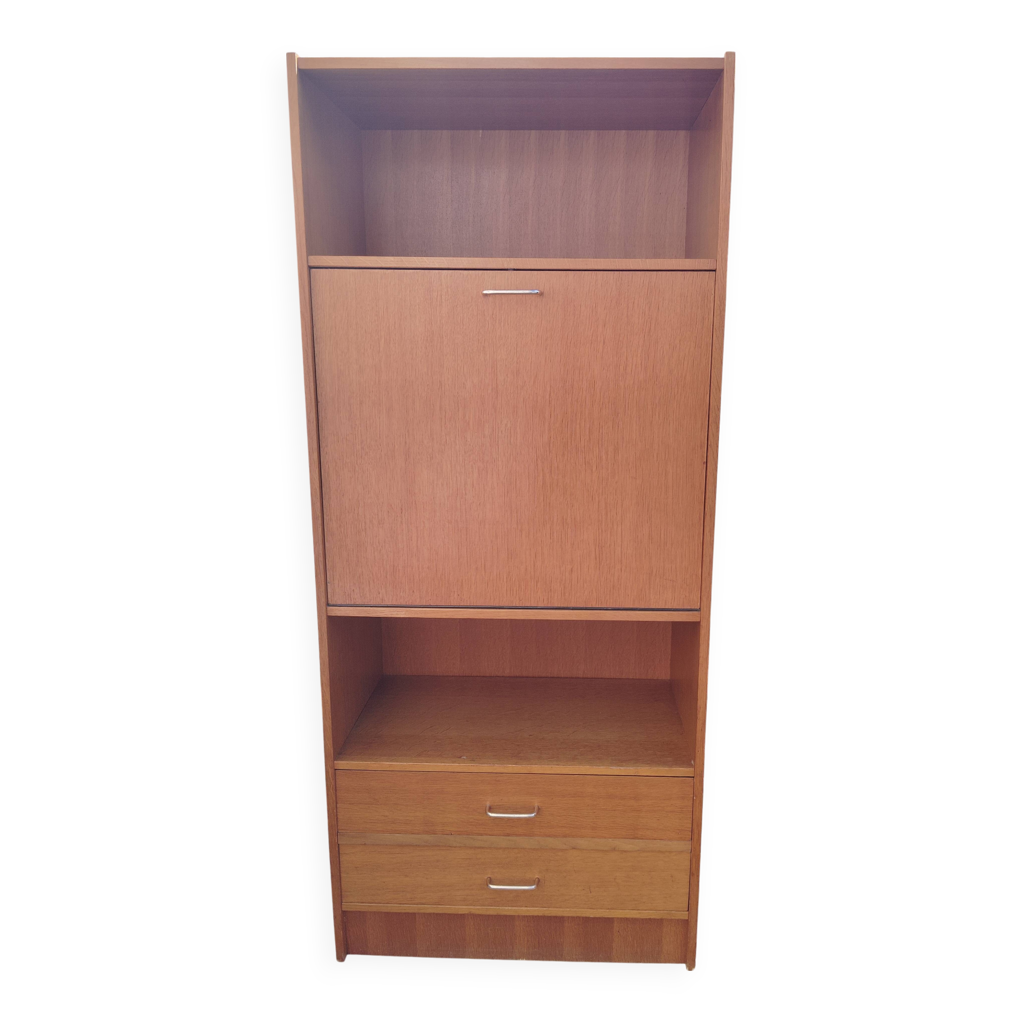 Vintage 60s/70s chest of drawers secretary desk