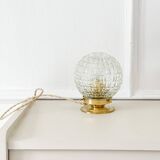 Diamond globe table lamp