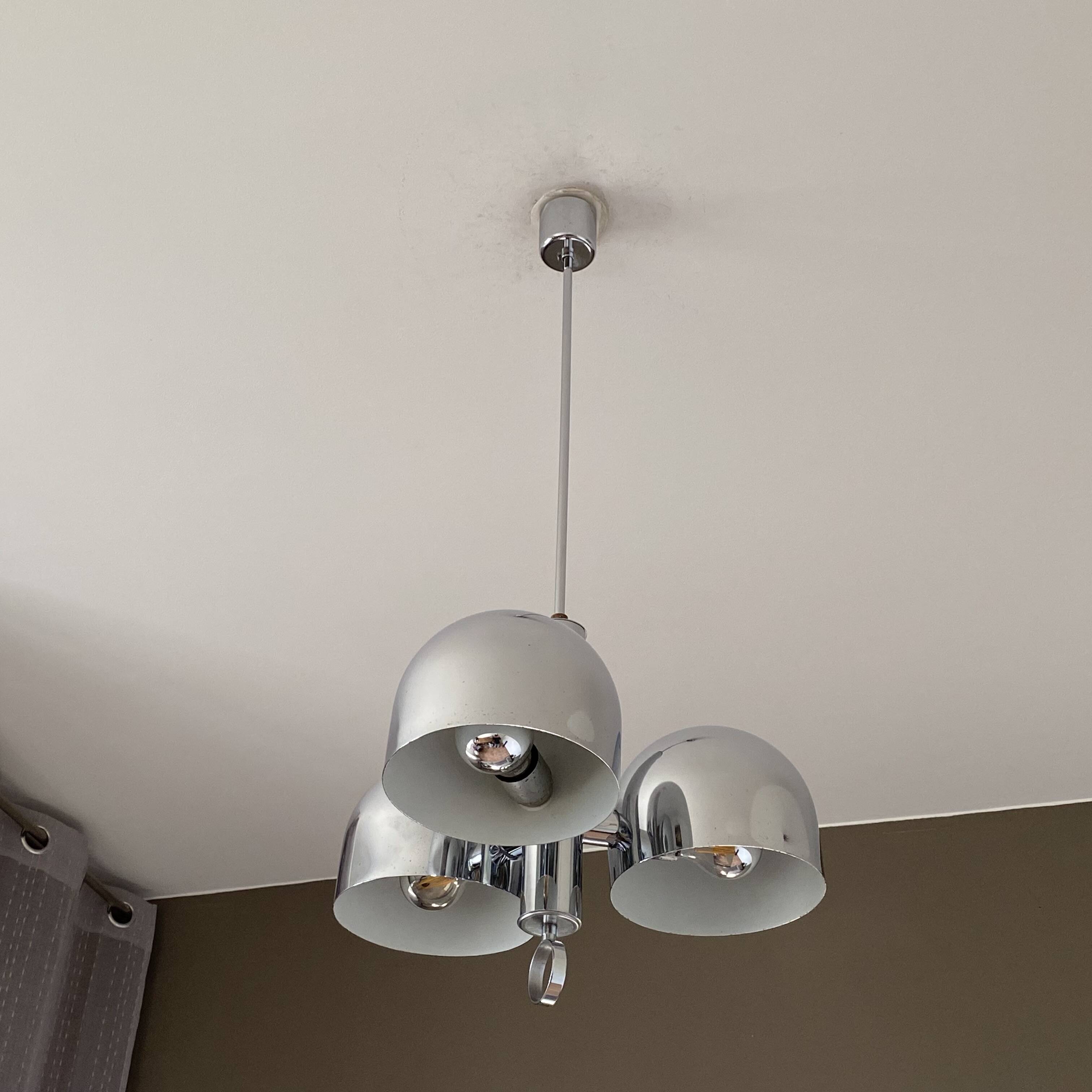 Lustre Spoutnik Hillebrand. 1970. Space age.