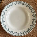 6 assiettes creuses en terre de fer