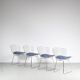 1980s Harry Bertoia dining vhairs for Knoll International, USA