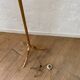 Tripod floor lamp in gold metal