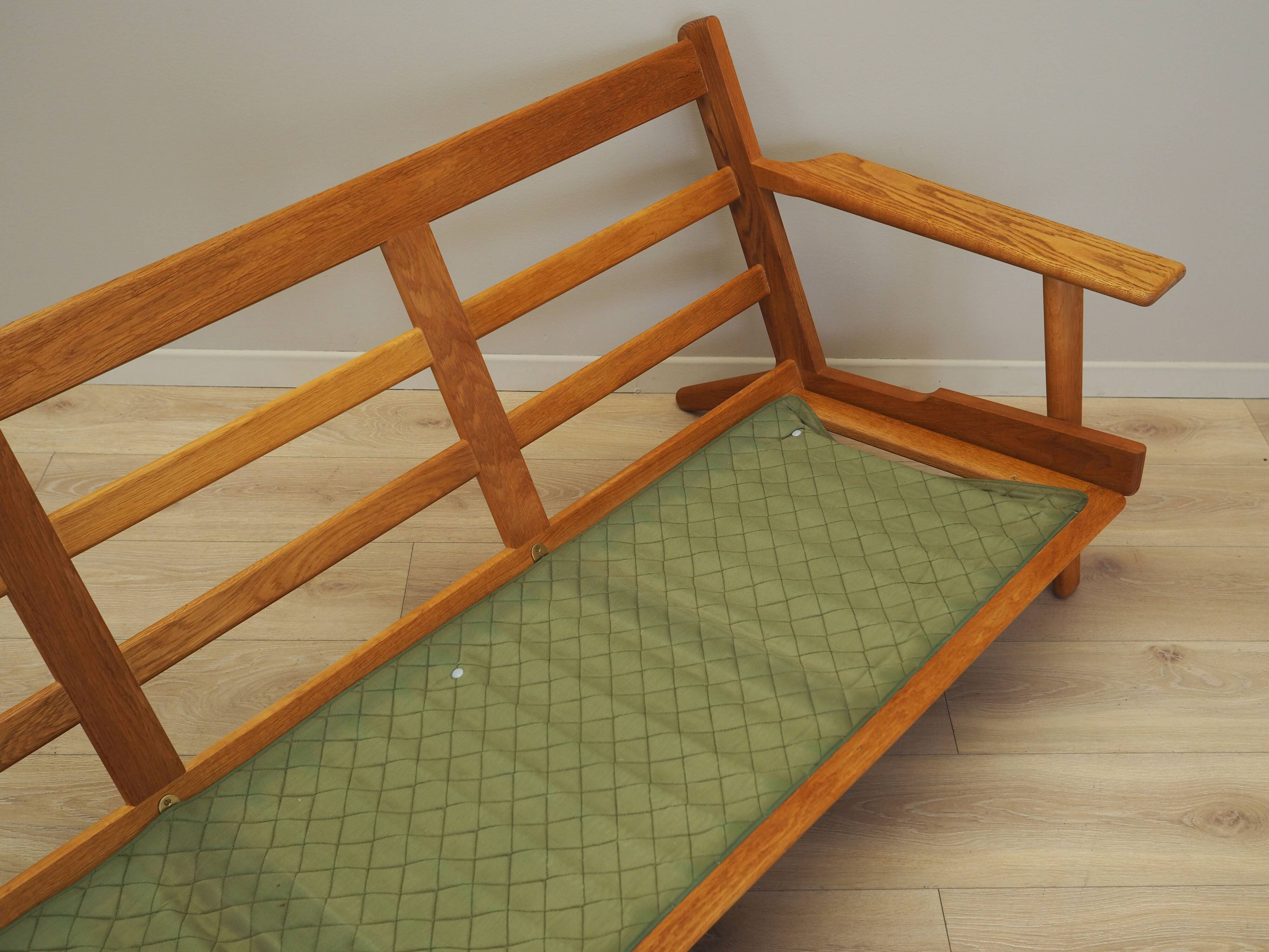 Oak sofa, Danish design, 1960s, designer: Hans J. Wegner, manufacturer: Get