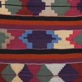 Mid Century Nomadic Wool Anatolian Hall Kilim Runner, Gallery Rug 2'9'' x 14'1''