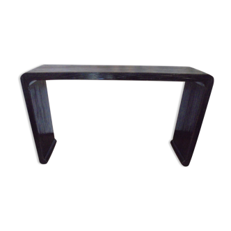 Vintage black wood console black design Asian design