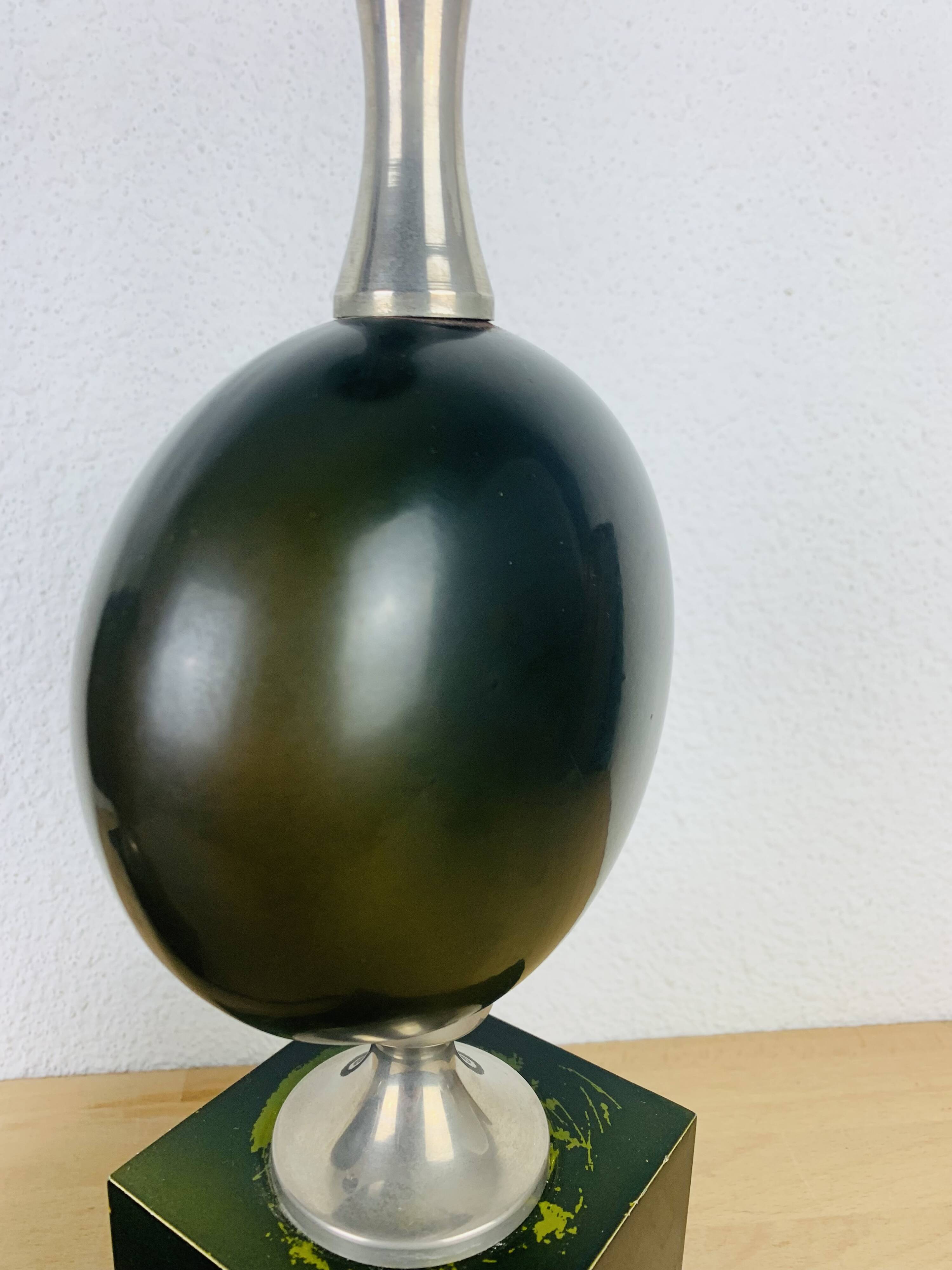 Paire de lampes Philippe Barbier années 70, vintage