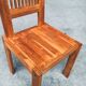 Postmodern Teak Side Chair, France, 1990s