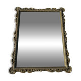 Antique bronze mirror