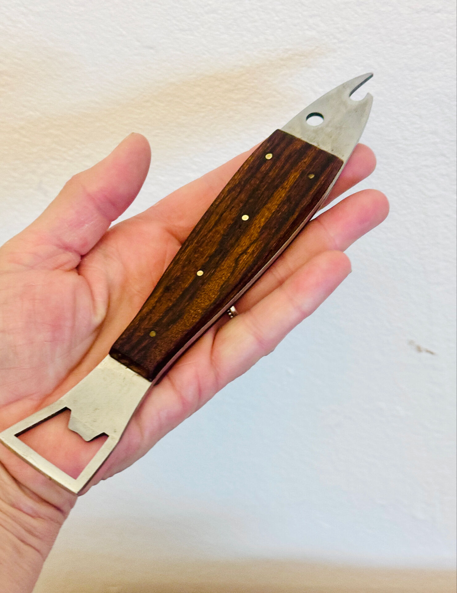 Vintage flesopener ‘Neptune’ flesopener Carl Auböck III