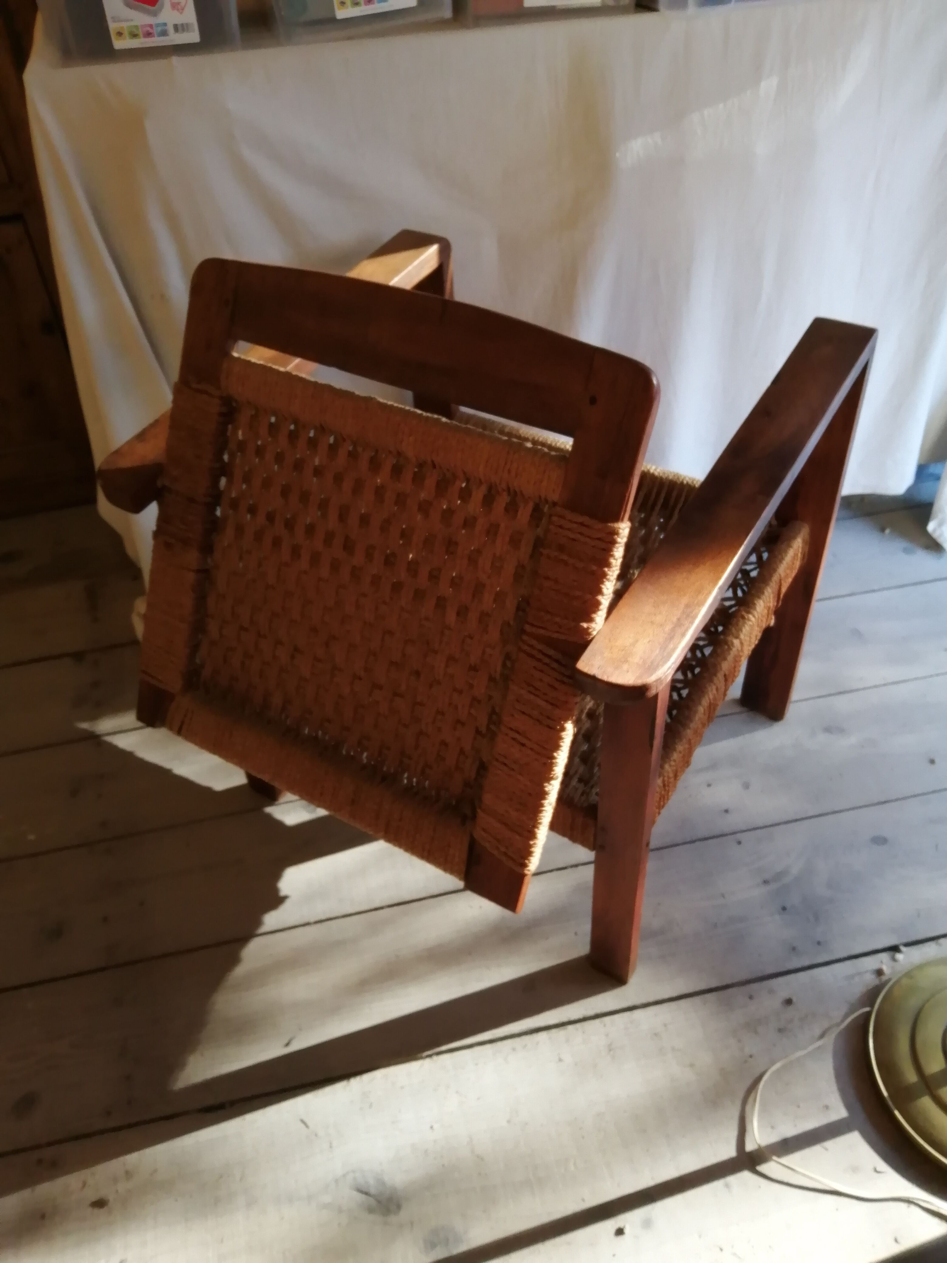Art Deco rope armchair