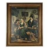 Renaissance Painting, Chromolithograph Reproduction, Giclée, By Leilie