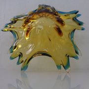 Sommerso Murano Glass Bowl, Italy, 1960s