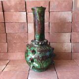 TAMEGROUTE POTTERY VASE IN GLAZED TERRACOTTA