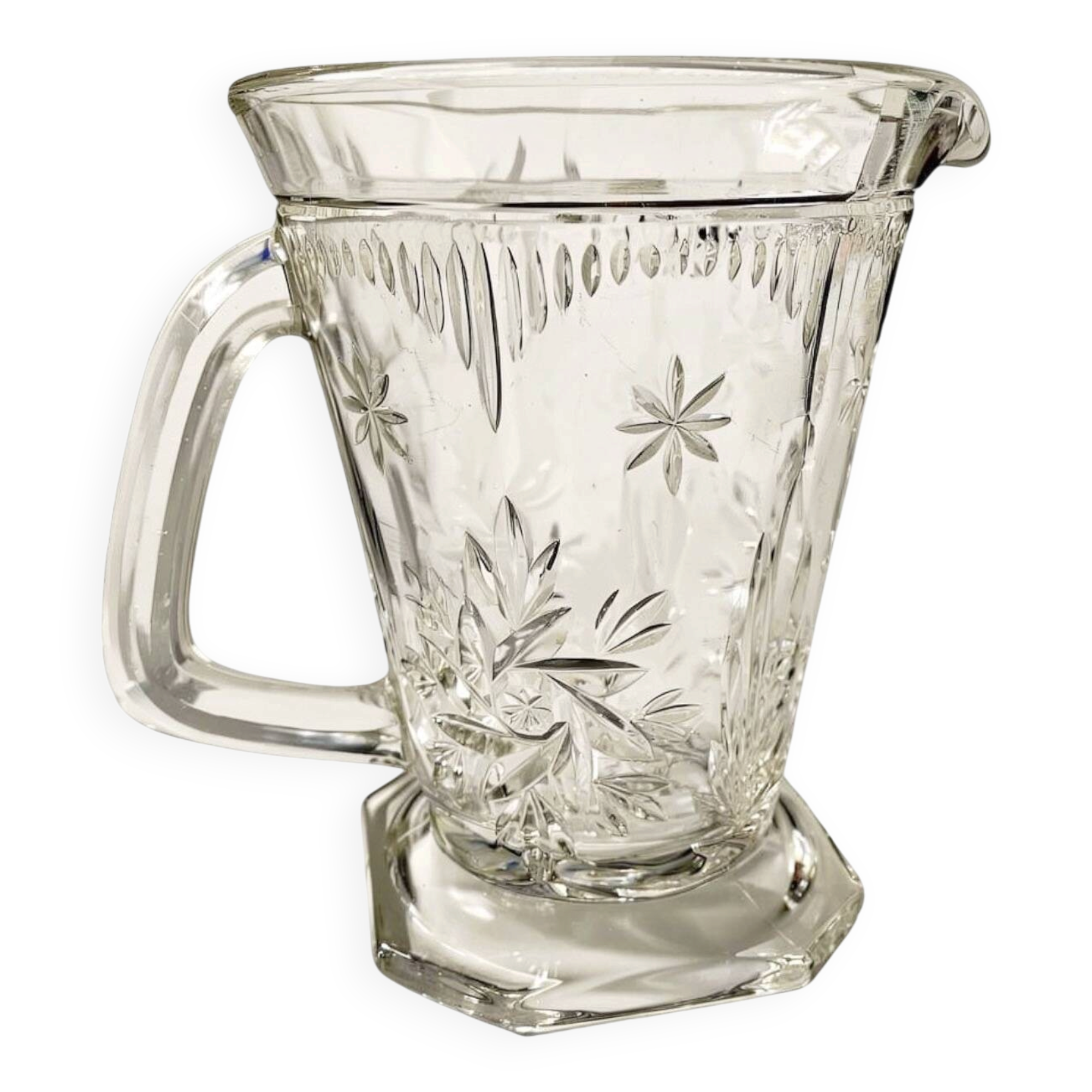 Cut glass jug Art Deco – 1950s