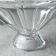Coupe en verre épais style Art Déco gravée Slovakia