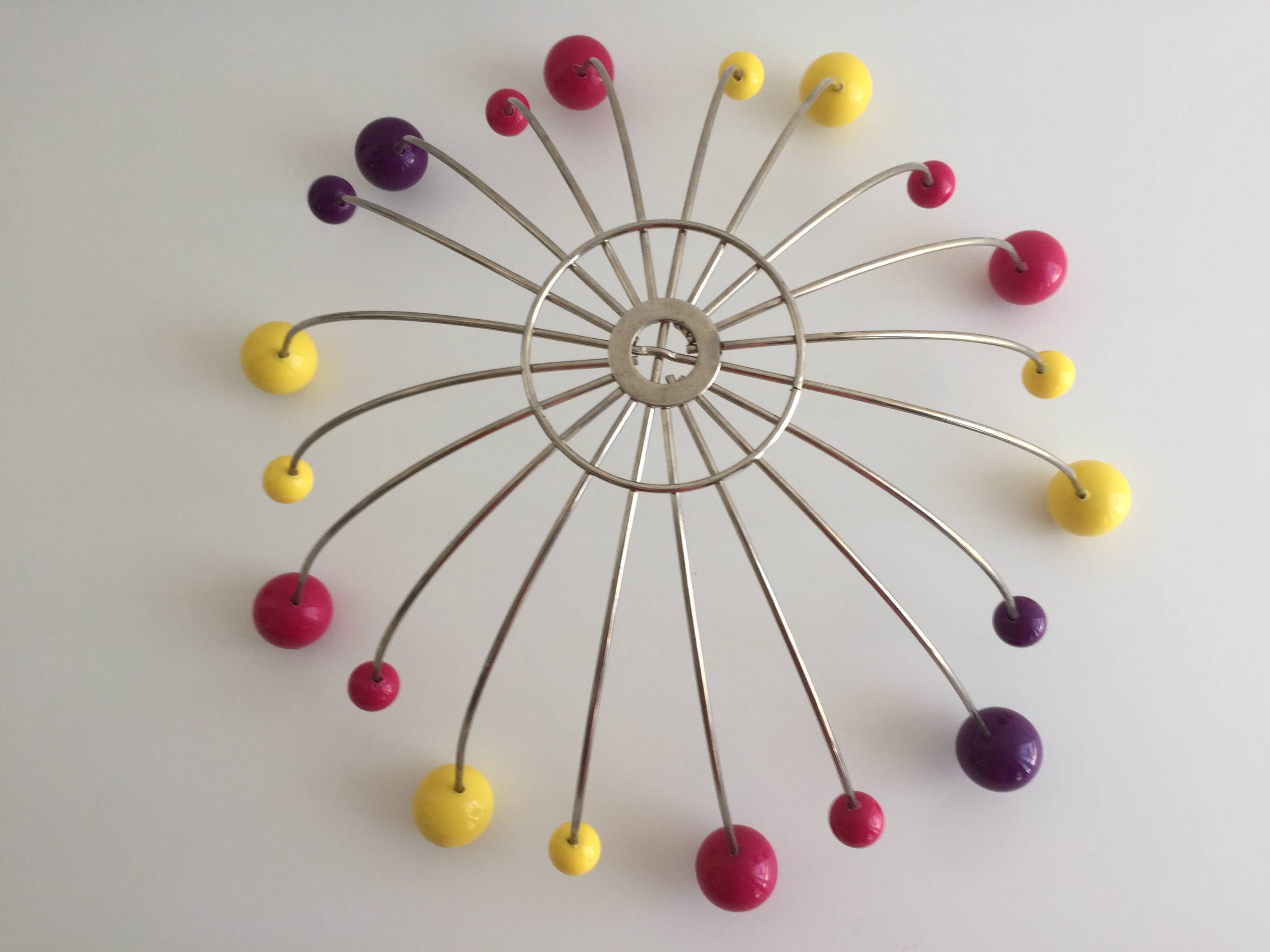 Basket Bowl Fruit Basket Atomic "Sputnik" Vintage Space Age Design Art...