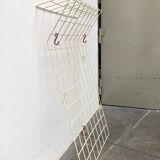 German minimalist Mid-Century coat rack in rope, 1960s