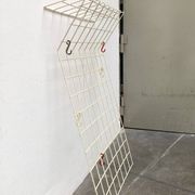 German minimalist Mid-Century coat rack in rope, 1960s