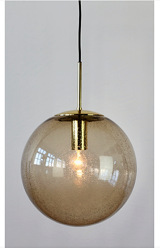 Pendant lamp Glashutte Limburg 60s 70s