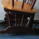 Gliding lounge chair and footrest, 1960s