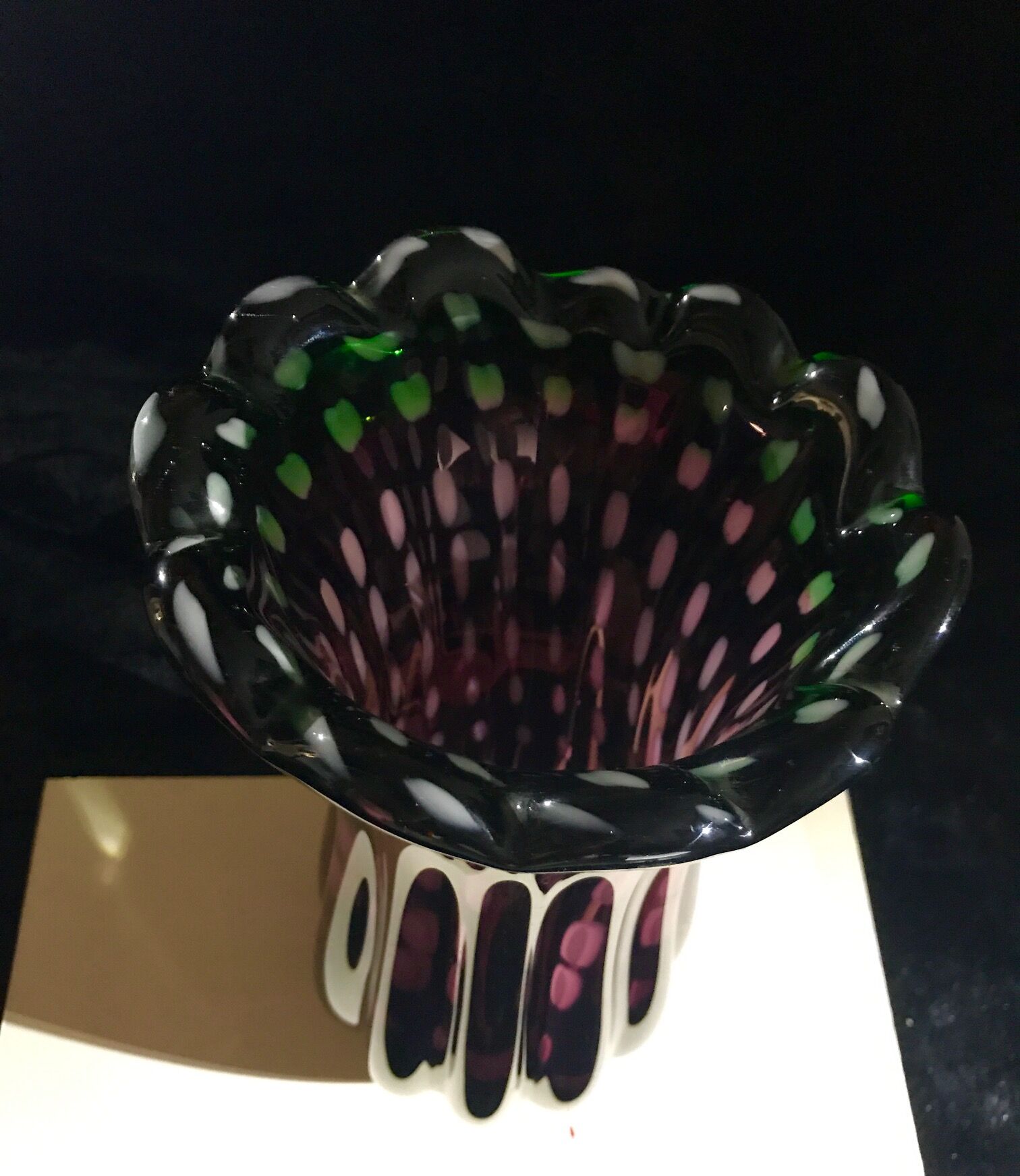 Vase large Attr Barovier & Toso l