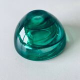 Kosta Boba green glass candle holder