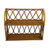 Rattan shelf